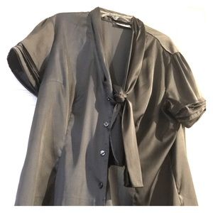 NY & Co short sleeve blouse #springcleaning